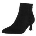 Damen Stiefeletten mit Reißverschluss Ital-Design 9251 in Schwarz