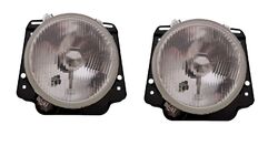 Hauptscheinwerfer Scheinwerfer Set Links + Rechts H4 für VW Golf 2 II 1983-1991