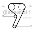 Continental Ctam CT881WP2 Wasserpumpe + Zahnriemensatz für Ford Mazda Volvo
