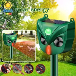 Solar Ultraschall Katzenschreck Tiervertreiber Marder Katze Hunde Abwehr Schreck