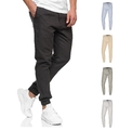 Indicode Herren Leinenhose Blnda-Stoffhose Leichte Sommerhose Pants Männer Chino