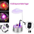 12 LED Aquarium Nebler Licht Luftbefeuchter Nebelmaschine Fogger Ultraschall DHL