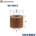 ÖLFILTER OE 685/3 FÜR TOYOTA YARIS/Hatchback/Van AURIS COROLLA URBAN/CRUISER