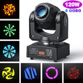 120W LED Moving Head Strahl 8 GOBO Lichteffekte RGBW Spot Disco DMX Bühnenlicht