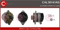 CASCO CAL12103AS Lichtmaschine Generator 100A 12V für OPEL Astra G CC (T98)