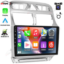 Android 13 Autoradio GPS Navi Für Peugeot 307 SW CC 2002-2013 WIFI RDS BT+Kamera