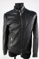 Hugo Boss schwarze Leder-Jacke Gr.48/S echtes Leder Top Zustand