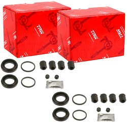 2X TRW REPARATURSATZ BREMSSATTEL HINTEN passend für ALFA 164 AUDI 100 200 80 90 