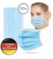 30x Einwegmaske Atemschutz OP Maske Gesichtsmaske Schutzmaske Mundschutz 3-lagig