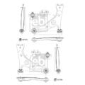 2x Febi 187785+187784 Lenker Radaufhängung Vorne für Toyota RAV 4 II A2