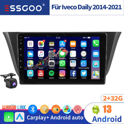 Autoradio 2DIN Android13 Mit KAM CarPlay GPS Navi 2+32G Für Iveco Daily 2014-21