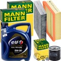 MANN INSPEKTIONSPAKET+5L ELF 5W-30 MOTORÖL passend für RENAULT SCÉNIC III 1.9dCi