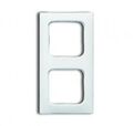 Busch-Jaeger 2512-214K-102 Abdeckrahmen, Reflex Si Linear, 2-fach Rahmen, alpinw