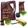 MANN-FILTER Inspektionspaket MANNOL 6L Extreme 5W-40 für Renault Megane I