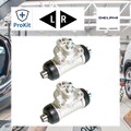 2x ORIGINAL® Delphi Radbremszylinder Hinten, Links, Rechts für Nissan Sunny
