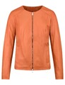 Strandfein Damen Lederjacke ECHT LEDER Lammnappa Leder Jacke Bikerjacke