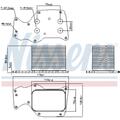 NISSENS Ölkühler passend für BMW X3 F25 xDrive20d sDrive18d G01 F97