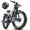 26 Zoll Elektrofahrrad 2000W Doppelmotor Pedelec E-Bike Trekking 48V 20Ah E-MTB