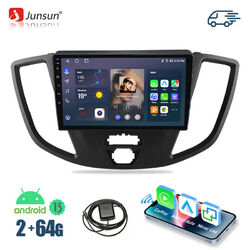 DAB+ Für Ford Transit 2013-2019 Android 13 Autoradio GPS Navi CarPlay WIFI 2+64G