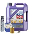Motoröl 5W40 LIQUI MOLY High Tech 5L+MAHLE Ölfilter+Cera Tec+Ölablassschraube
