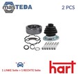 464 362 GELENK ANTRIEBSWELLE TRANSMISSION SIDED VORNE HART 2PCS FÜR AUDI A3,8L1