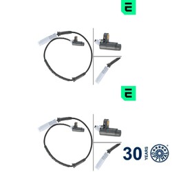 2x Sensor für Raddrehzahl OPTIMAL 06-S001 2 Sensor Raddrehzahl für BMW