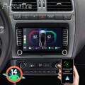 7" 2+32G Autoradio Android 14 Carplay GPS Navi 2 DIN Für VW GOLF 5 6 Passat Polo