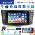 DAB+ 32G Android13 Autoradio Carplay GPS Nav WIFI Für Benz CLS E-Class W211 W219