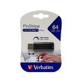 Verbatim Store 'n' Go 64GB PinStripe 49318 USB Stick, USB 3.2 Gen. 1, black, OVP
