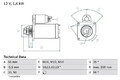 Anlasser Drehrichtung im Uhrzeigersinn eigengelagert 0 986 018 310 BOSCH für DS