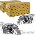 2x TYC H4 SCHEINWERFER LINKS+RECHTS für MITSUBISHI SPACE STAR BAUJAHR 00-2002