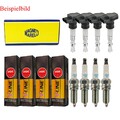 4x MAGNETI MARELLI Zündspule +4x NGK Zündkerze V-Line für Alfa Romeo Mito 955