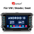 CarPlay Autoradio Android GPS Nav 2+64G Für VW GOLF 5 6 Passat Touran Tiguan EOS