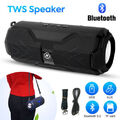 Tragbarer Wireless Bluetooth Lautsprecher Subwoofer SD Musicbox Stereo 20W NEU