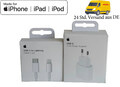 ORIGINAL Apple iPhone Power Adapter 20W mit USB-C Lightning Ladekabel