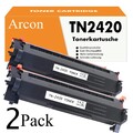 2 XXL Toner Compatible with Brother TN-2420 DCP-L2530DW HL-L2350DW MFC-L2710DN