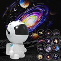 Astronaut Sternenhimmel Projektor 360° Drehung Galaxy Nachtlicht Nebula Lampe DE