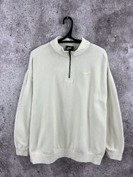 Nike Sweatshirt mit 1/4-Reißverschluss, Stickerei, kleines Swoosh-Logo,...
