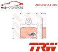 SATZ BREMSBELÄGE BREMSKLÖTZE HINTEN TRW GDB1247 P FÜR CITROËN XANTIA,XM