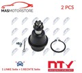 TRAGGELENK FÜHRUNGSGELENK NIEDRIGER VORNE NTY ZSD-CH-010 2PCS V NEU