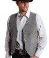 Herren Anzug Wildleder Weste Vintage Retro Tailored Hochzeit Weste`