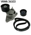Mehrrippiger Keilriemen Set VKMA 36103 SKF für RENAULT OPEL NISSAN