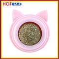 Rotatable Catnip Ball Natural Safe Catnip Balls Toy Pet Health Supplies (Pink)