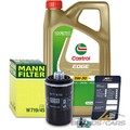 MANN-FILTER ÖLFILTER+5L CASTROL EDGE 5W-30 LL +SCHRAUBE+DICHTUNG 31985413