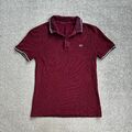 LACOSTE Herren Vintage Poloshirt Kurzarm Gr. S Polohemd Logo Polo A9706 Rot