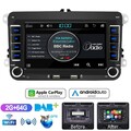 Autoradio Für VW Polo Golf VI Passat Carplay Android 14 GPS Navi RDS DAB+ 2+64GB