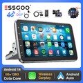 8 Core 6G+128G Carplay Android 14 Autoradio 1 DIN Cam 10.1" Drehbarer Bildschirm