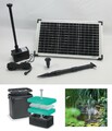 20 W SOLARPUMPE FILTER FILTERBOX SOLAR TEICHPUMPE BACHLAUFPUMPE PUMPE TAUCHPUMPE