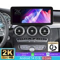 Mit DAB 12.3"Android14 Autoradio Für Mercedes-Benz C/GLC/V/X Klasse W205 NTG 5.0