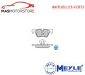 SATZ BREMSBELÄGE BREMSKLÖTZE HINTEN MEYLE 025 253 0717 A FÜR BMW 1,3,4,2,F20
